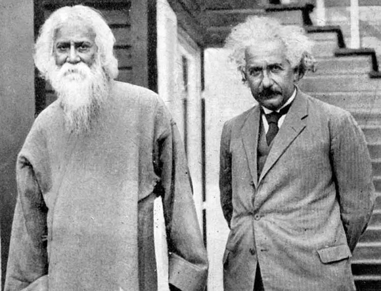 دیدار آلبرت اینشتین و رابیندرانات تاگور