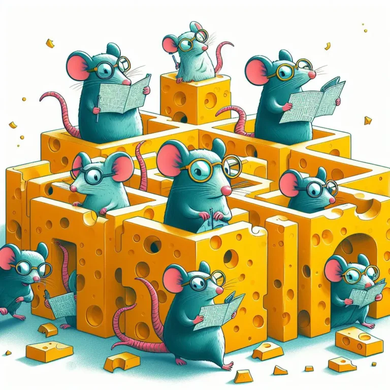 موش‌ها در جستجوی پنیر