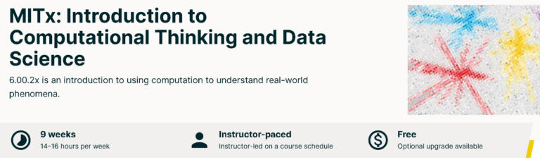 دوره ۵- Introduction to Computational Thinking and Data Science