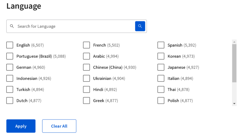آموزش به زبان‌های مختلف در Coursera